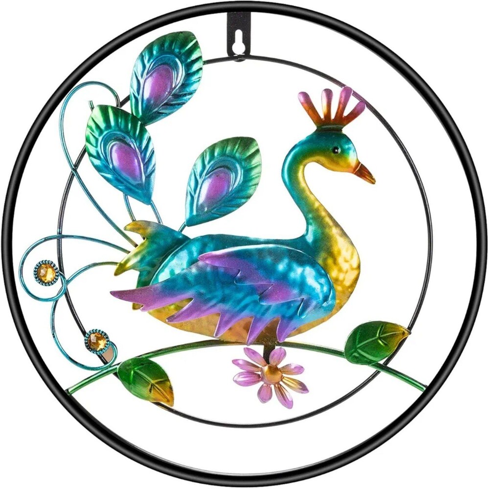 Metal Peacock Wall Decor NEW